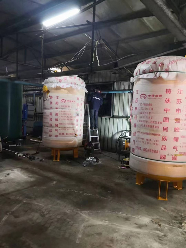 储气罐现场安装案例