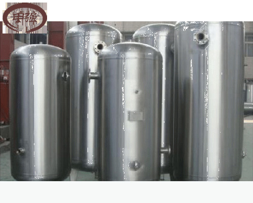 不锈钢立式亚光储气罐